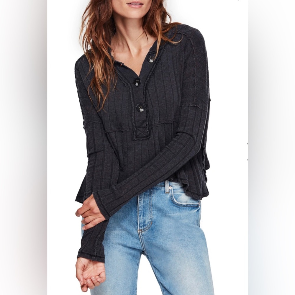 We The Free by Free People In the Mix Henley top size XS